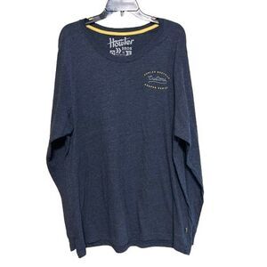 Howler Brothers Long Sleeve T-Shirt Mens 2XL Grey Graphic Custom Shapers Series